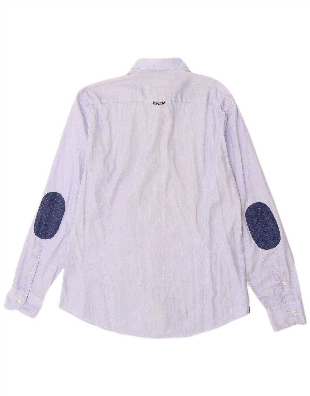 Massimo Dutti Chemise Homme Large Bleu Coton