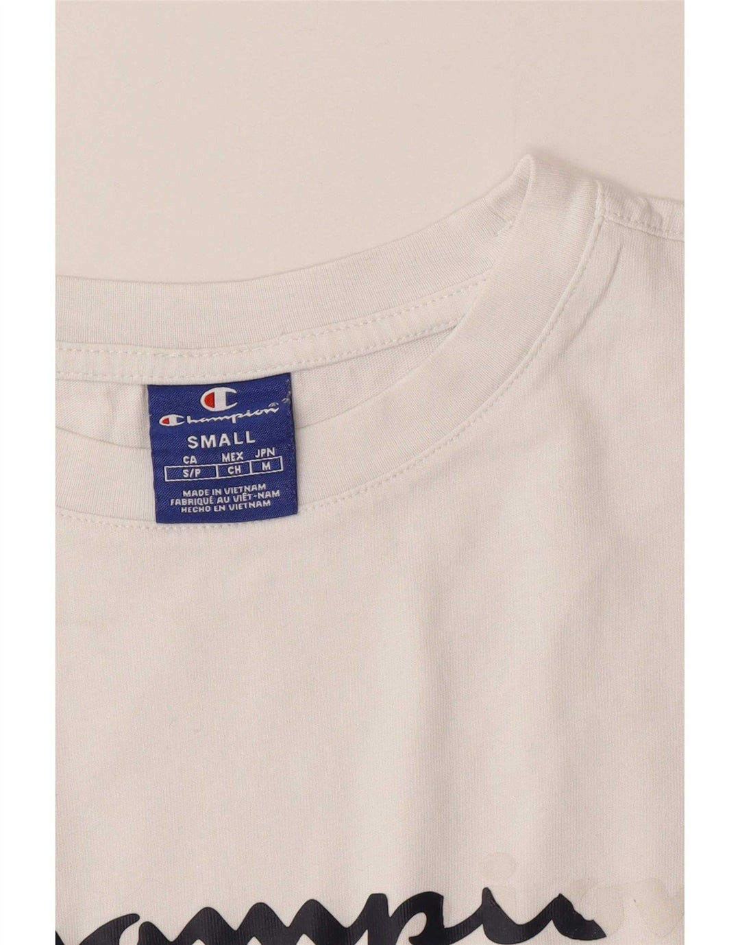 Champion T-Shirt Graphique Homme Petit Blanc