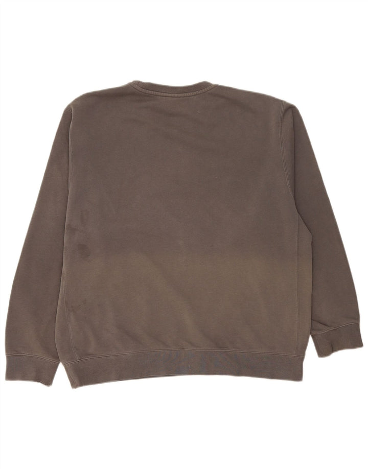 Nike Sweat-shirt pour homme en coton gris Taille L