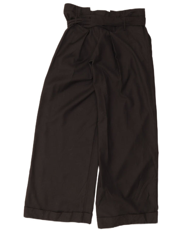 Topshop Pantalon décontracté pour femme UK 12 Medium W32 L32 Noir Polyester
