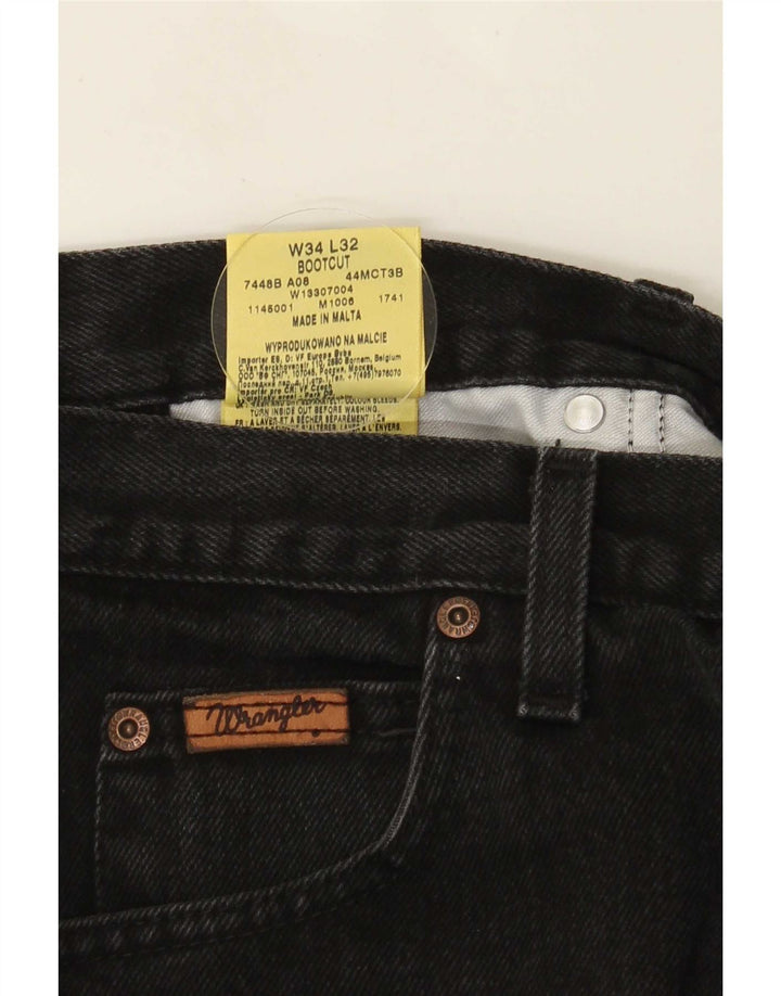Wrangler Jean Bootcut Homme W34 L27 Noir Coton