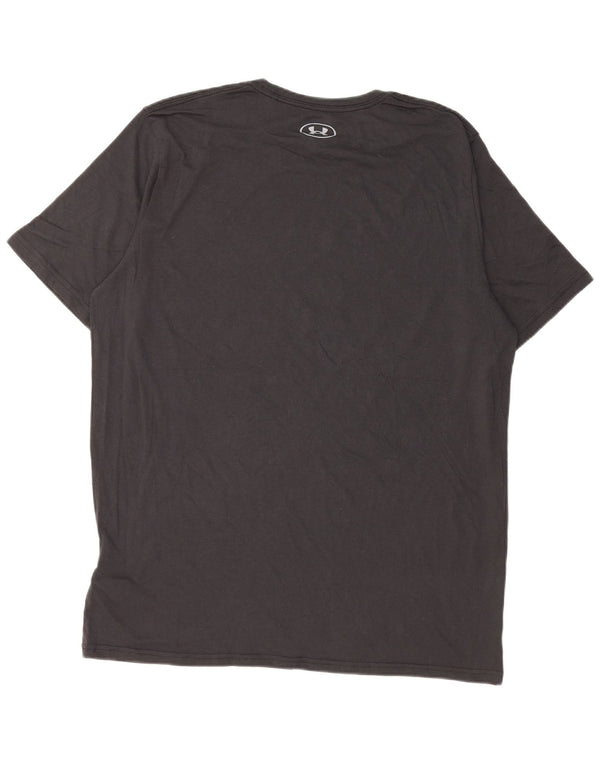 Under Armour Mens Graphic T-Shirt Top XL Black Cotton