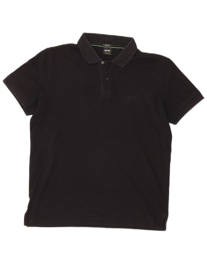 Hugo Boss Polo Regular Fit Homme Noir Moyen