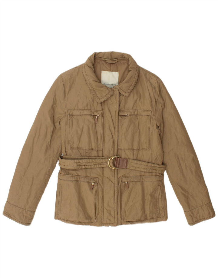 Henry Cottons Veste utilitaire ceinturée pour femme IT 42 Kaki moyen polyamide