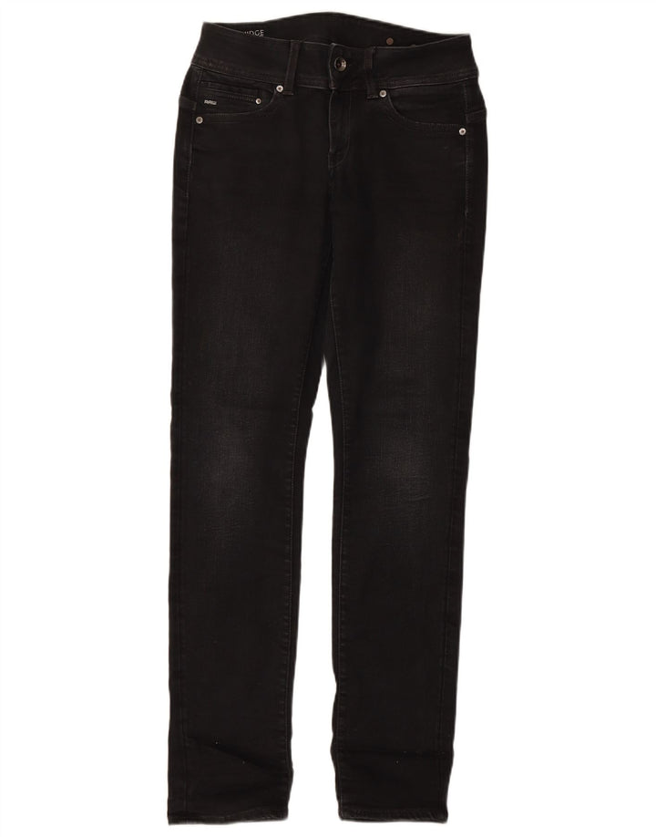 G-STAR Womens Straight Jeans W29 L32 Grey Cotton