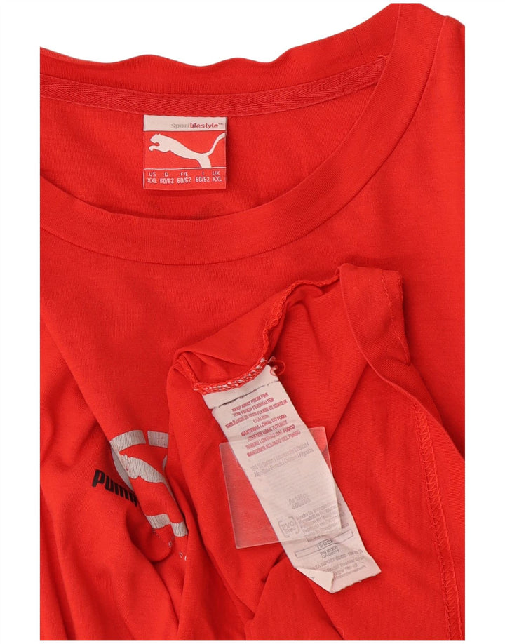 Puma T-shirt graphique pour homme 2XL Orange