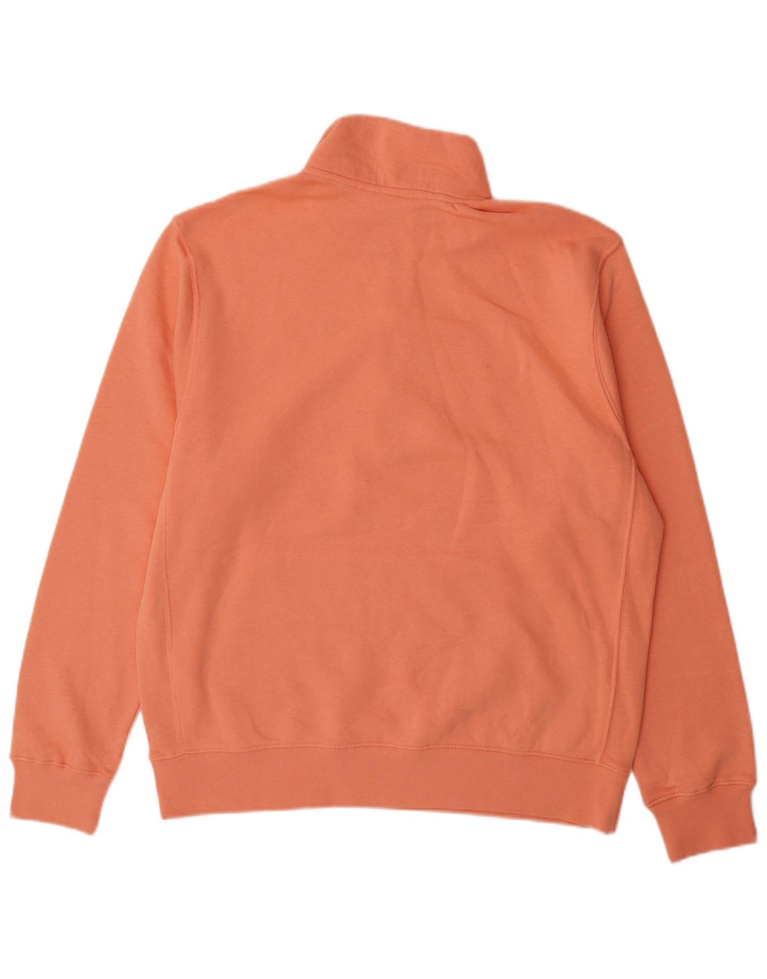 Nike Sweat-shirt à col zippé en coton orange moyen pour homme