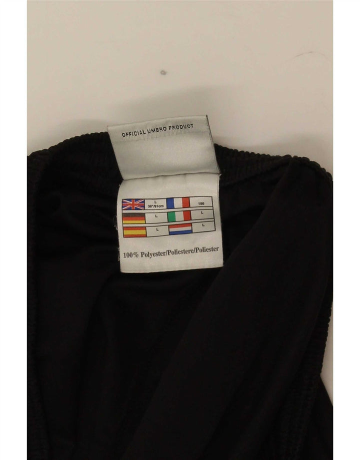 Umbro Short de Sport Homme Grand Noir Polyester