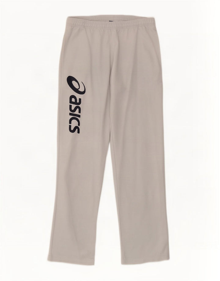 Asics Pantalon de Survêtement Graphique Homme Gris Moyen Polyester