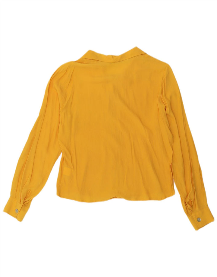 Marcello Cioni Femme Chemisier IT 46 Large Jaune Acétate