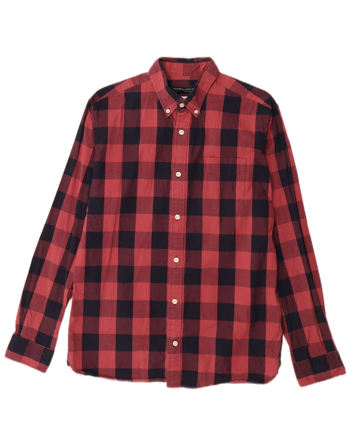 Jack & Jones Chemise Homme Rouge Moyen Vichy Coton