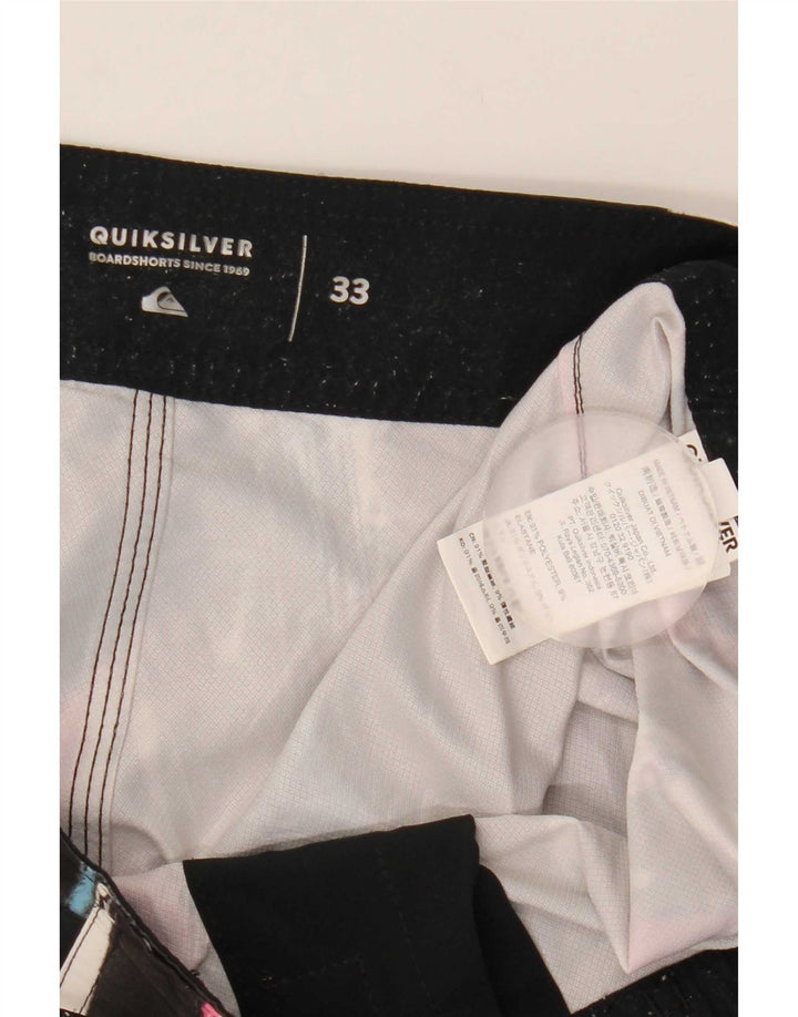 Quiksilver Short de Bain Homme Gris Moyen Tie Dye Polyester