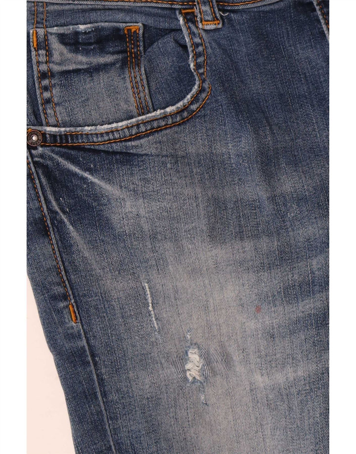 Zara Femme Jean skinny effet vieilli W28 L27 Bleu