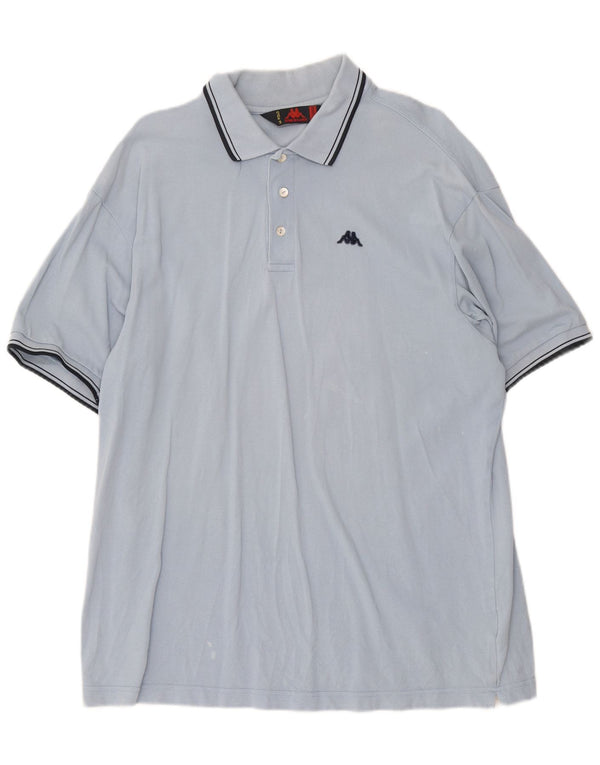 Kappa Polo Homme 2XL Bleu Coton