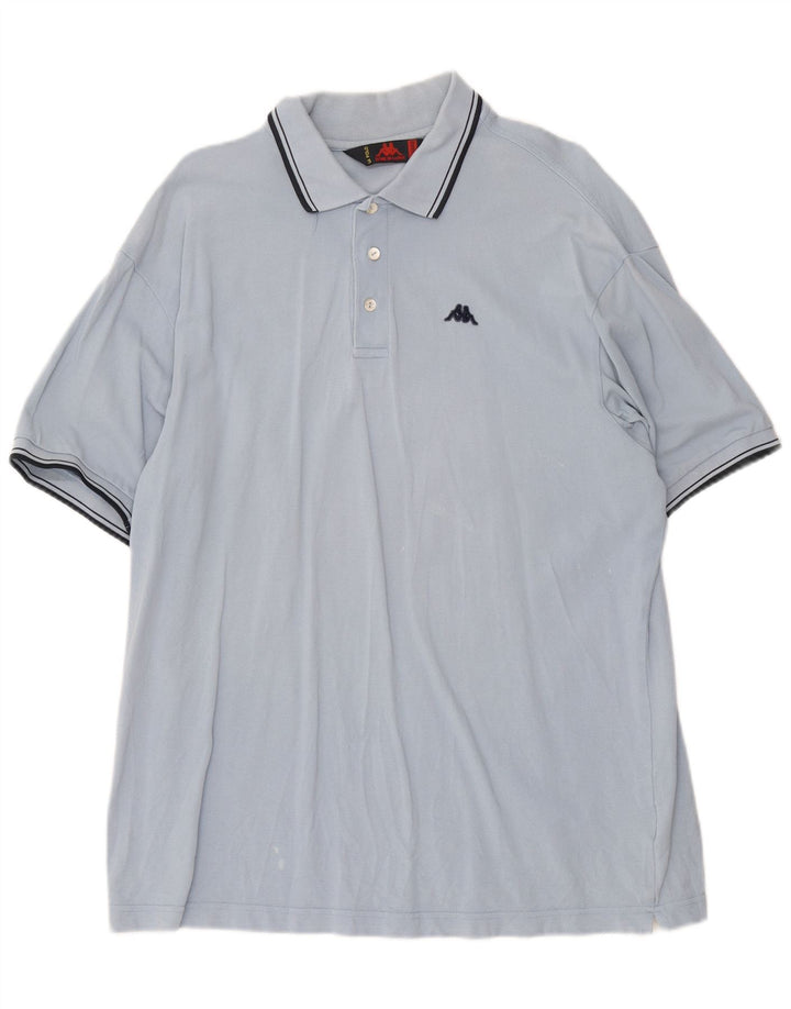 Kappa Polo Homme 2XL Bleu Coton