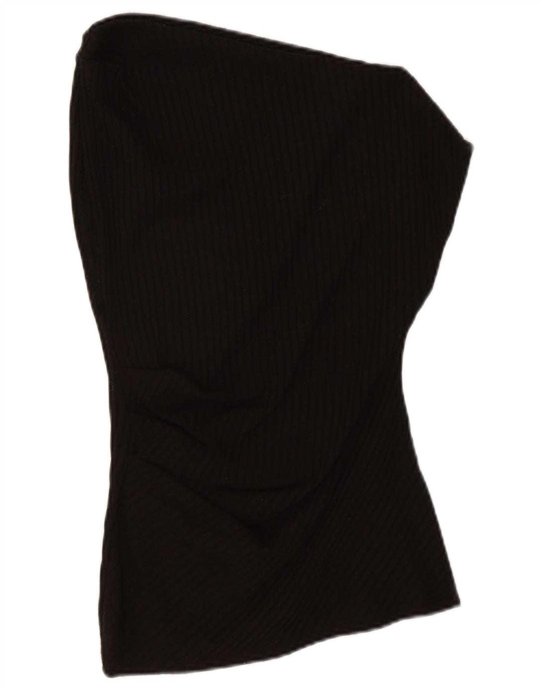 Zara Femme Chemisier sans manches Top UK 14 Polyester Noir Moyen