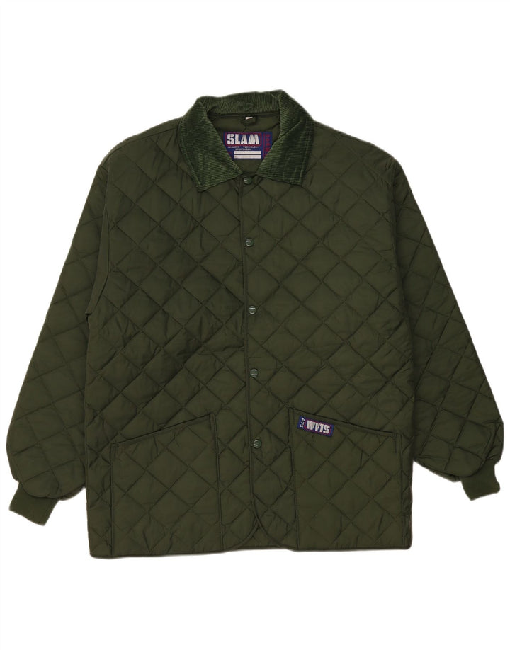 Slam Veste matelassée pour homme UK 38 Nylon vert moyen