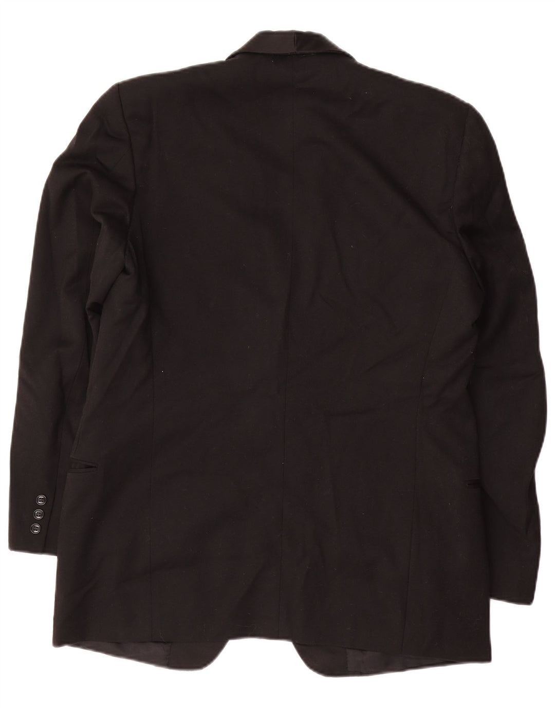 Vintage Homme 1 Bouton 2 Pièces Costume IT 52 XL W32 L30 Noir