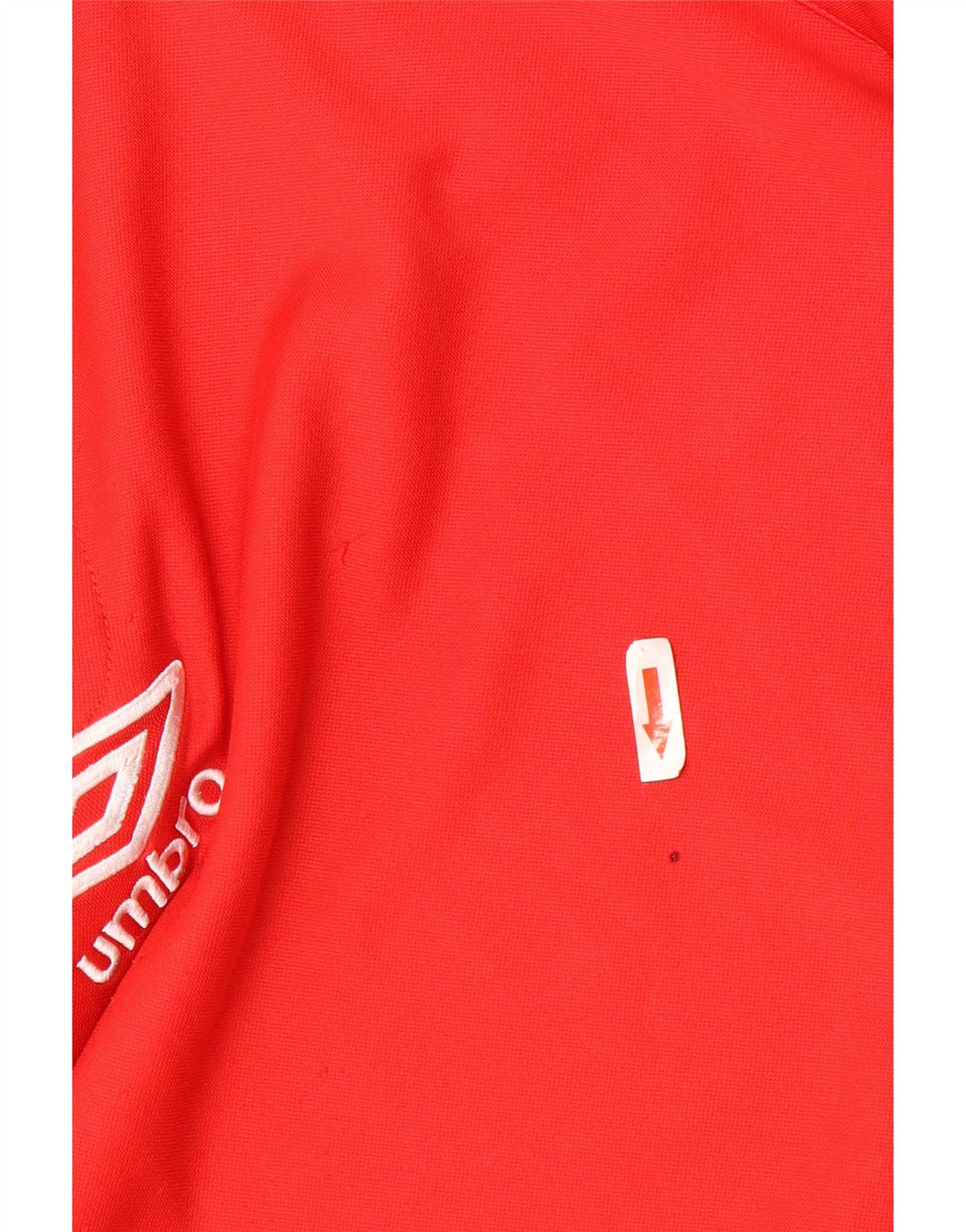 Umbro Homme Zip Neck Sweatshirt Jumper XL Rouge Polyester