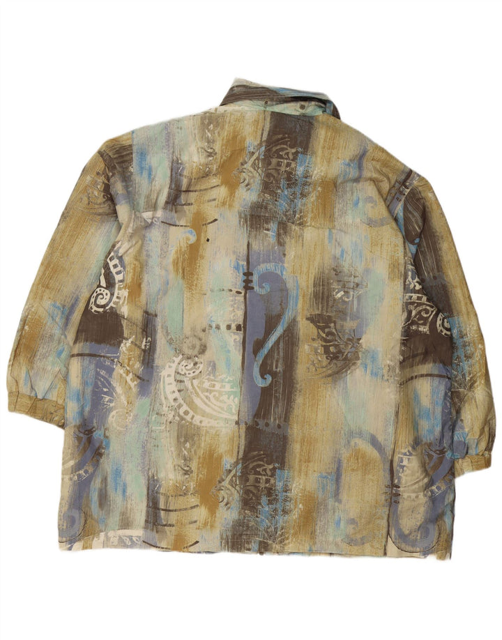 vintage Femme Overcoat Overcoat IT 50 XL Multicolore Paisley Polyester