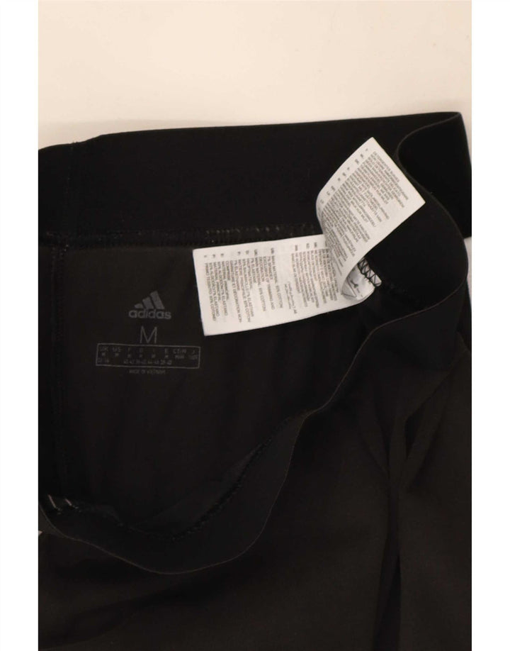 Adidas Leggings Femme UK 12/14 Coton Noir Moyen