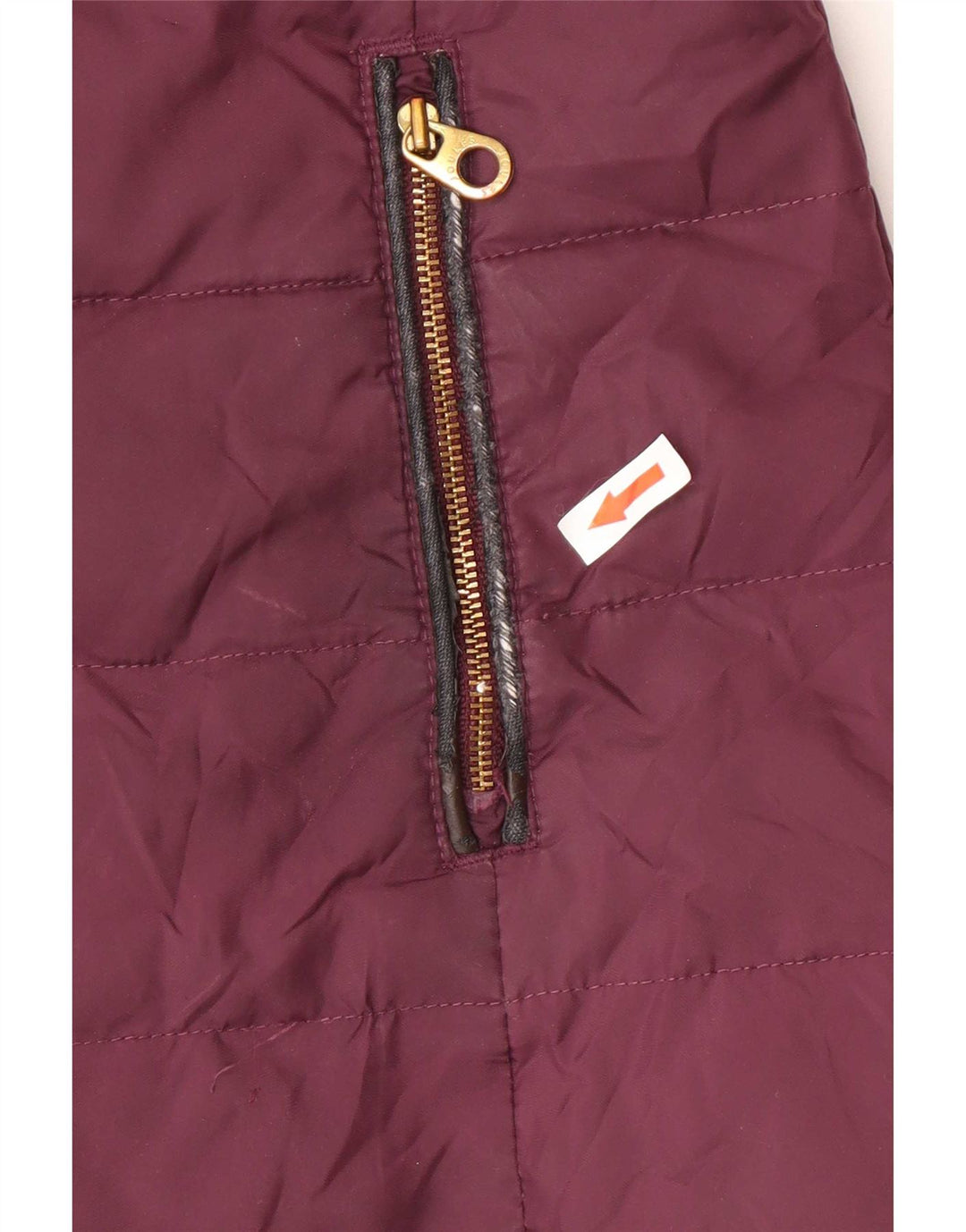 Joules Manteau rembourré à capuche pour femme UK 8 Small Bordeaux Polyester