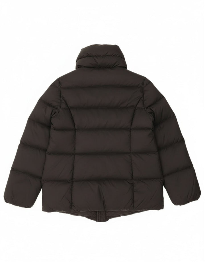 Benetton Veste matelassée surdimensionnée pour femme UK 6 XS Noir Polyamide