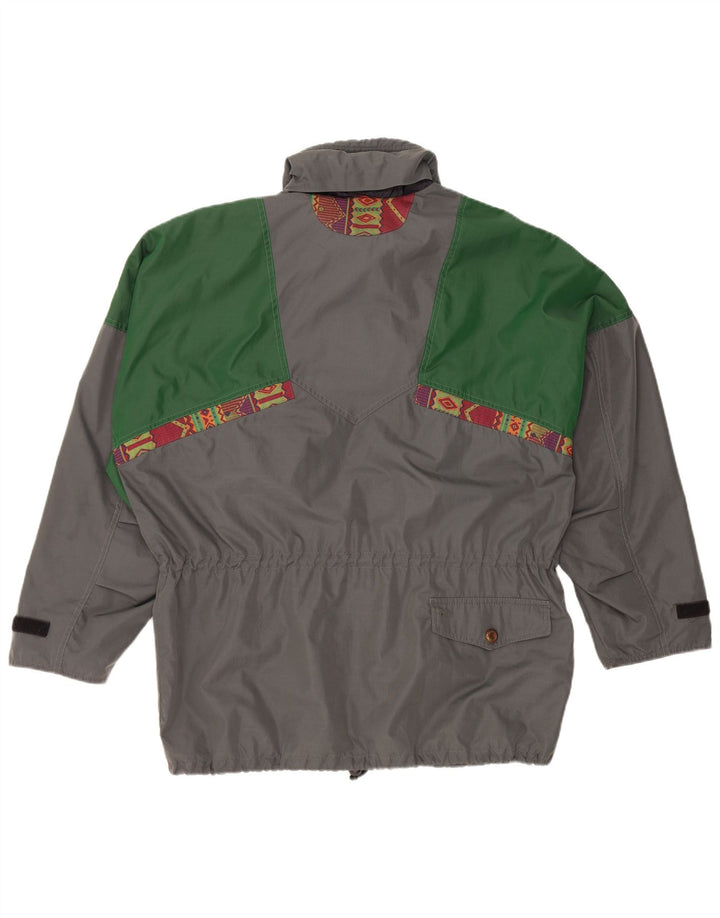 veste utilitaire coupe ample vintage pour hommes UK 38 Polyamide gris moyen