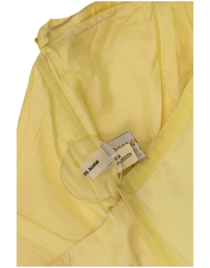 Murek Robe Bustier Asymétrique Femme EU 38 Acétate Jaune Moyen