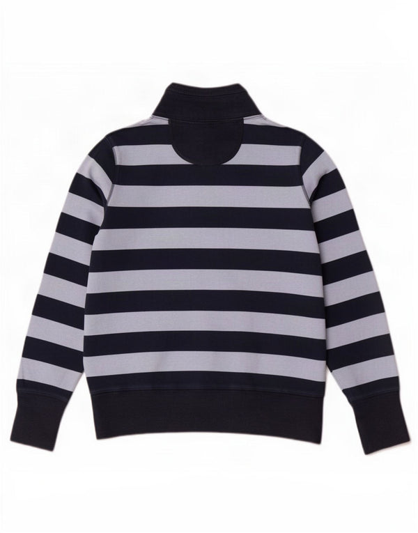 Marks & Spencer Sweat-shirt pour femme UK 14 Large Bleu marine rayé