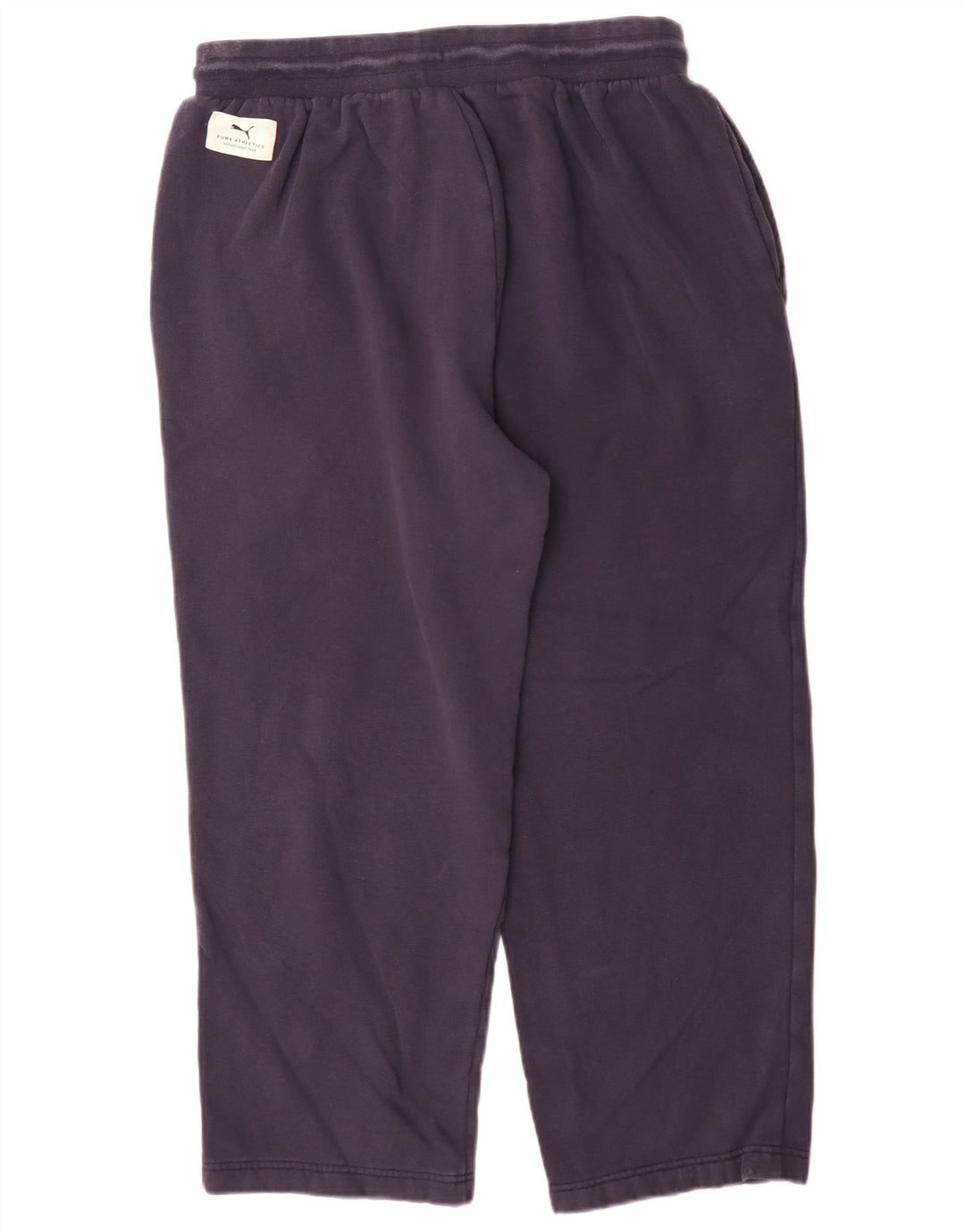 Puma Pantalon de Survêtement Femme Large Bleu Marine Coton