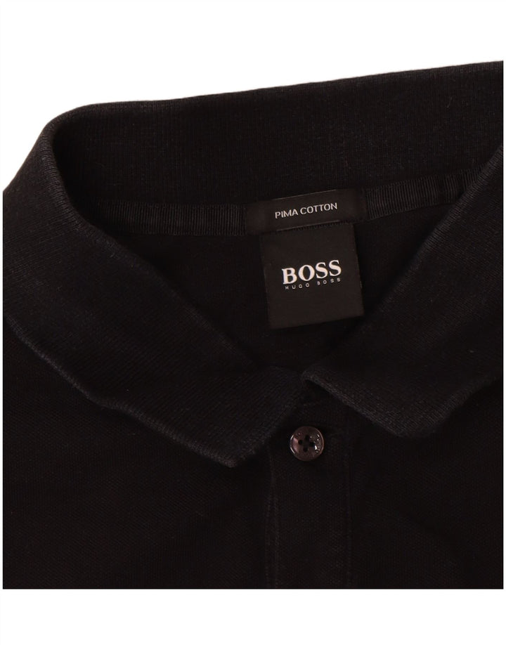 Hugo Boss Polo Homme Grand Noir Coton