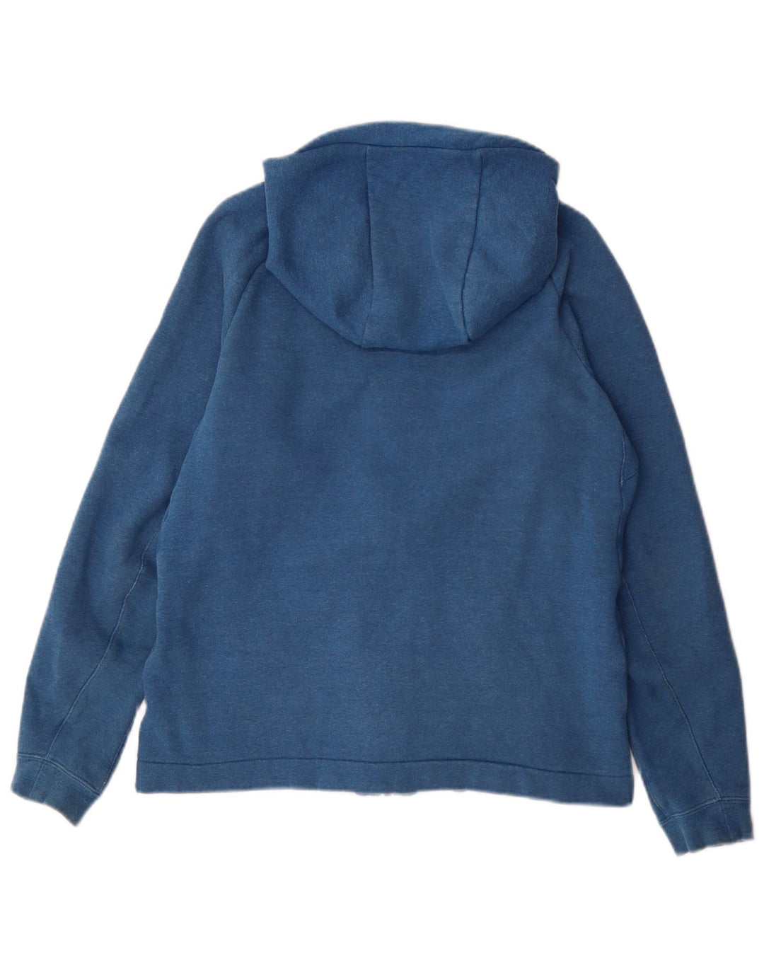 Nike Sweat à capuche zippé en coton color block bleu moyen pour homme