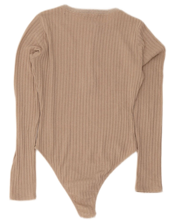 Zara Body Femme UK 10 Petit Beige