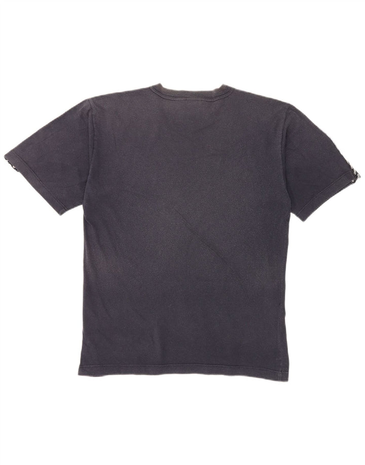 Asics T-Shirt Graphique Homme Bleu Marine Moyen Coton