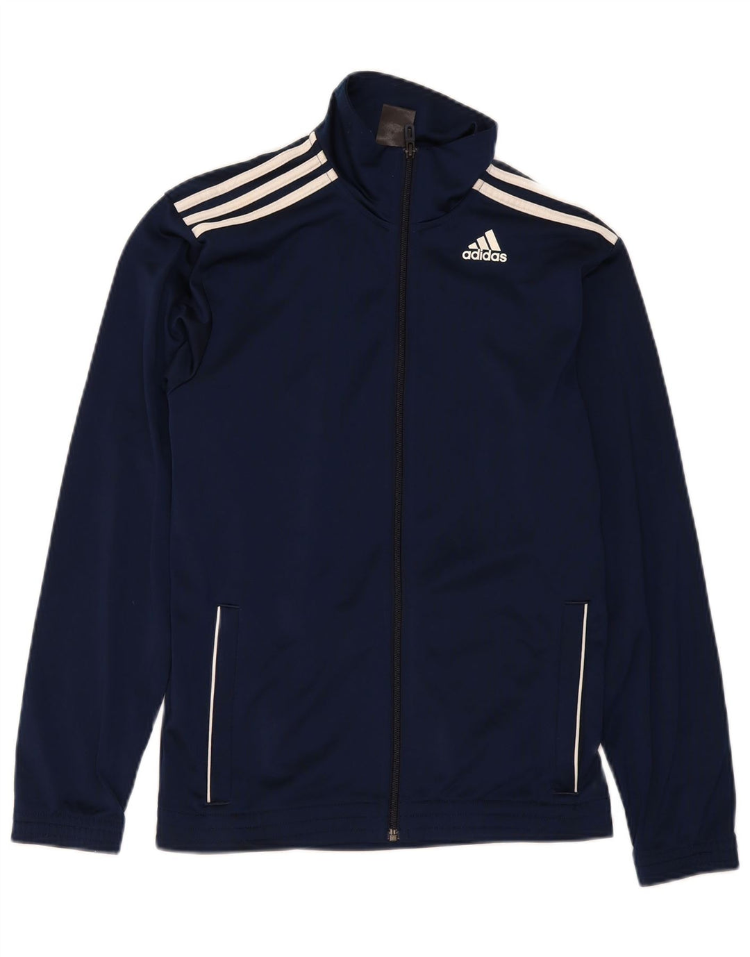 Adidas Veste de survêtement pour homme UK 34/36 Petit Bleu marine Polyester