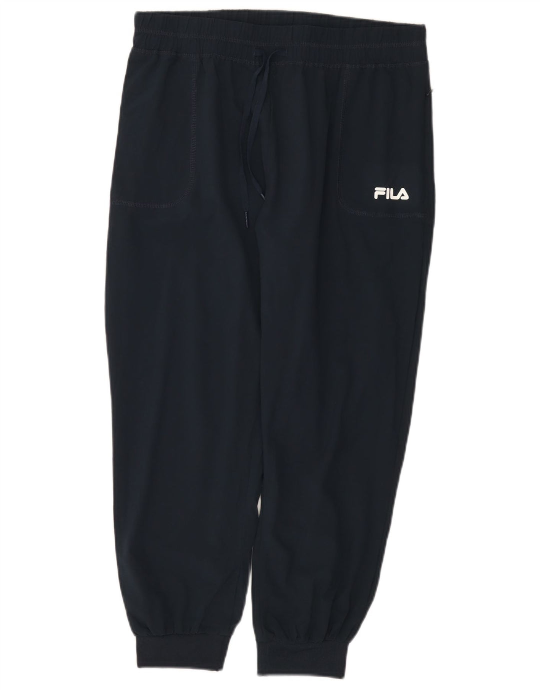Fila Pantalon de survêtement pour femme Joggers UK 12 Bleu marine moyen Polyester