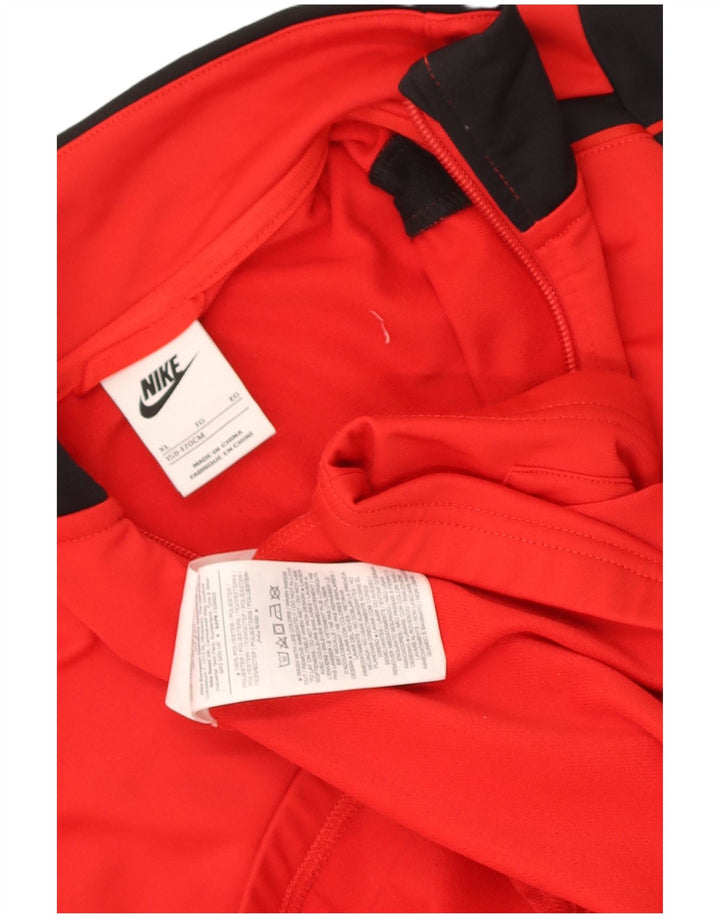Nike Veste de survêtement pour garçon 13-14 ans XL Rouge Colorblock Polyester