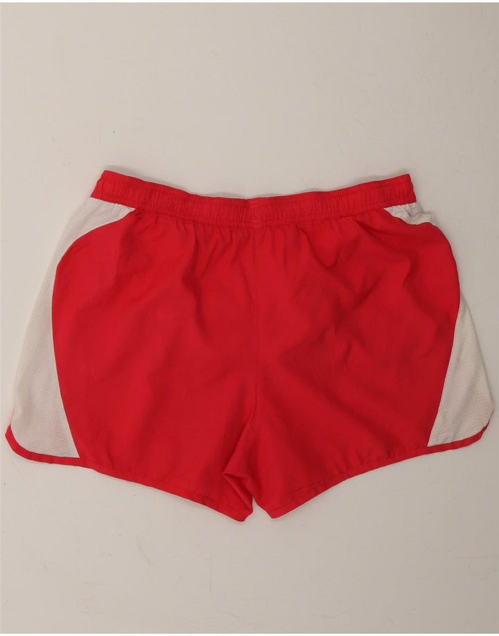 ADIDAS Womens Sport Shorts UK 12 Medium  Pink Colourblock Polyester Vintage Adidas and Second-Hand Adidas from Messina Hembry 