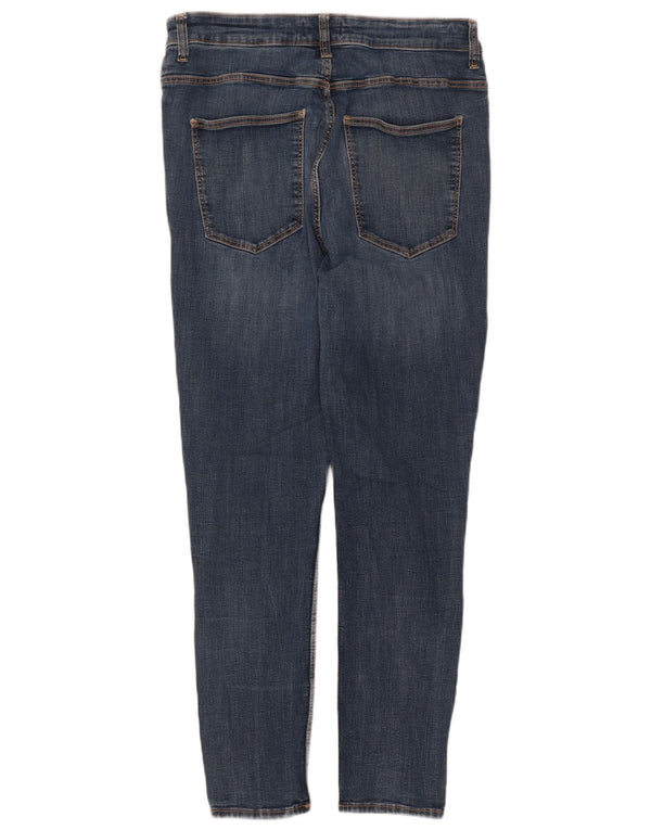 Zara Jean skinny pour femme EU 46 2XL W36 L28 Bleu