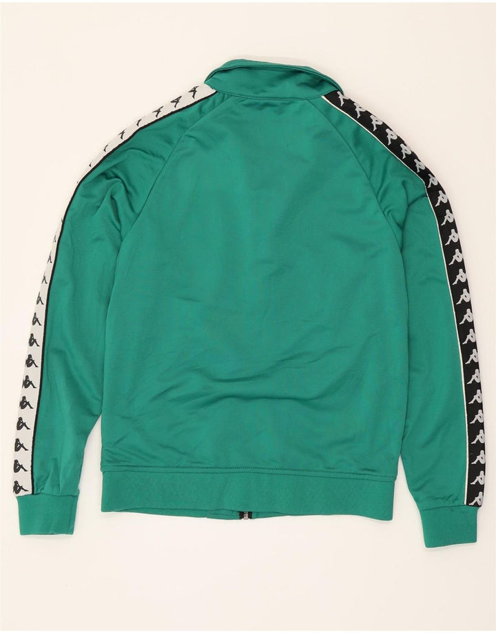 Kappa Veste de Survêtement Graphique Homme Petit Vert Colorblock