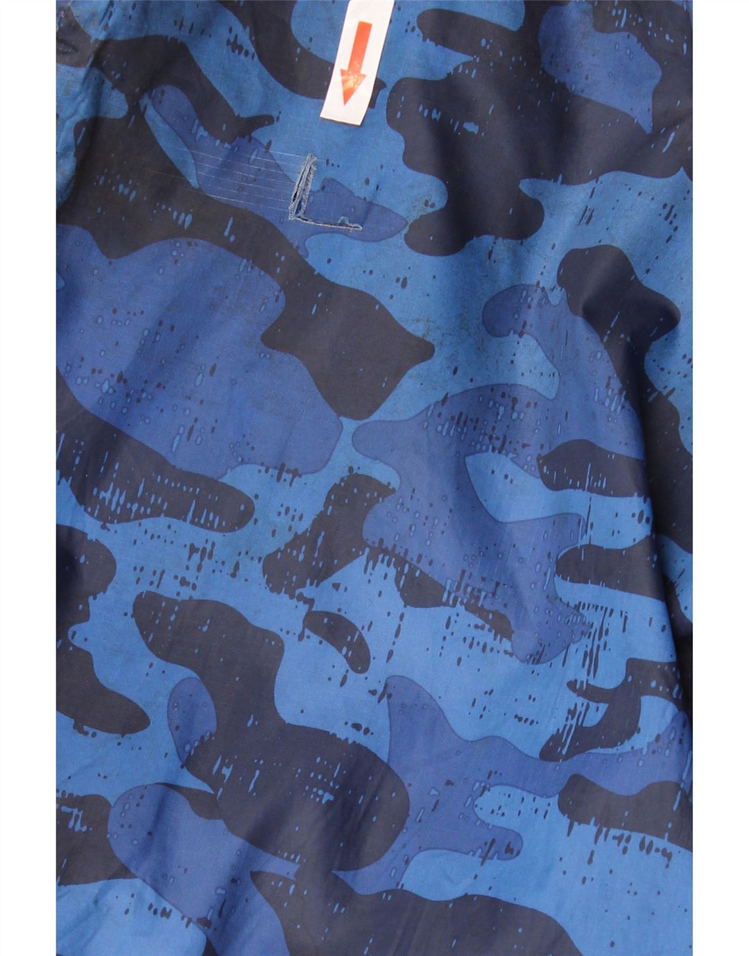 Mountain Warehouse Veste de Pluie Garçon 12-13 Ans Bleu Camouflage Polyester