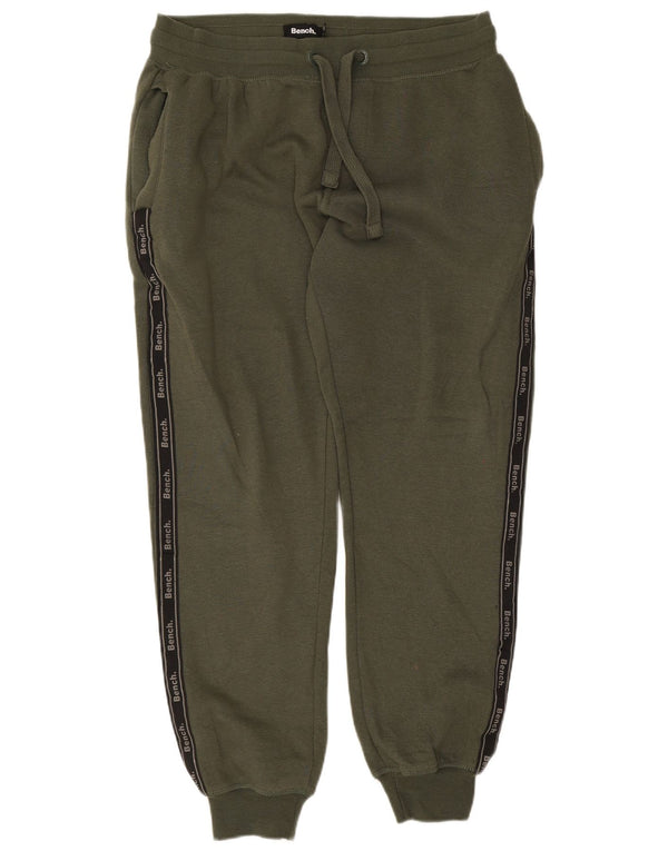Bench Pantalon de Survêtement Graphique pour Homme Joggers Large Vert Colorblock