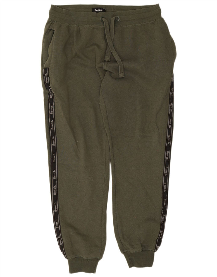 Bench Pantalon de Survêtement Graphique pour Homme Joggers Large Vert Colorblock