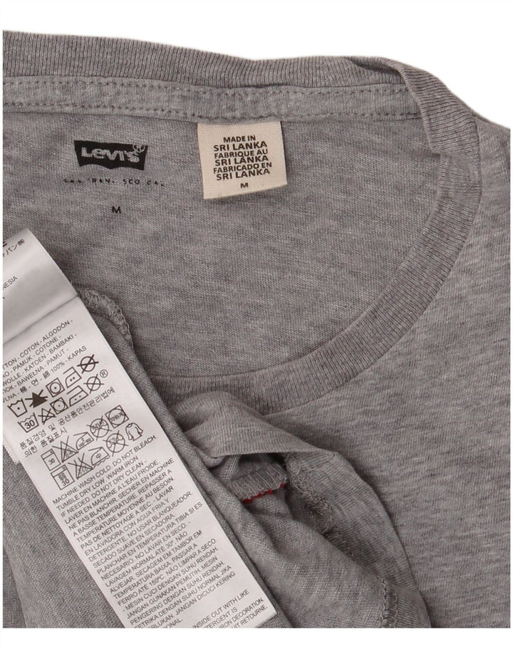 Levi's Tee-Shirt Graphique Homme Gris Moyen Flecked Cotton