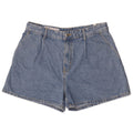 Zara Femme Short En Jean Medium W30 Bleu Coton