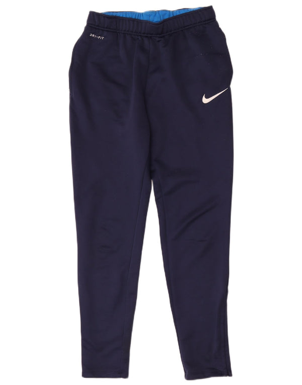 Nike Pantalon de survêtement Dri Fit pour homme Bleu marine moyen Polyester