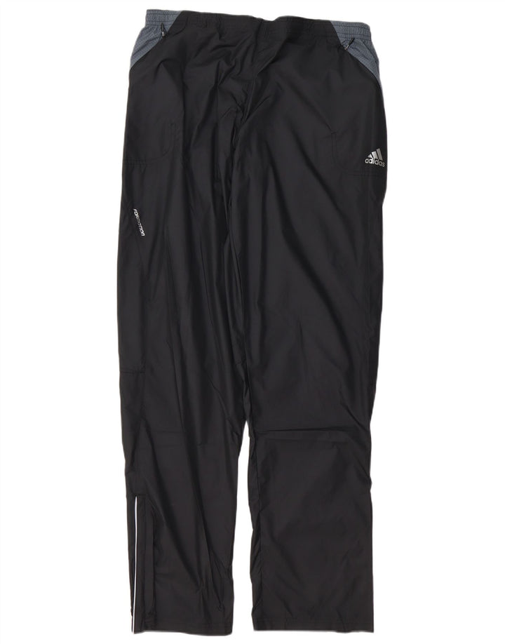 ADIDAS Pantalon de survêtement pour hommes Large Noir Colorblock Polyester