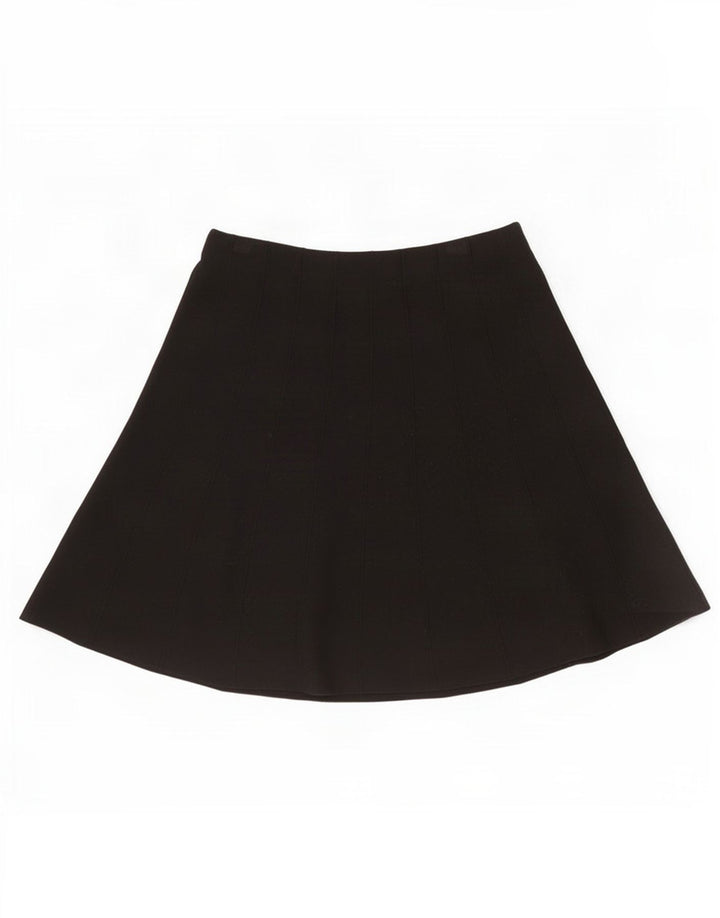 Zara Femme Jupe Trapèze Medium W28 Viscose Noir