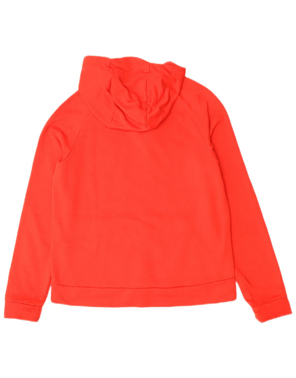 Nike Pull à capuche zippé Dri Fit Graphic pour femme UK 18 XL Rouge Polyester